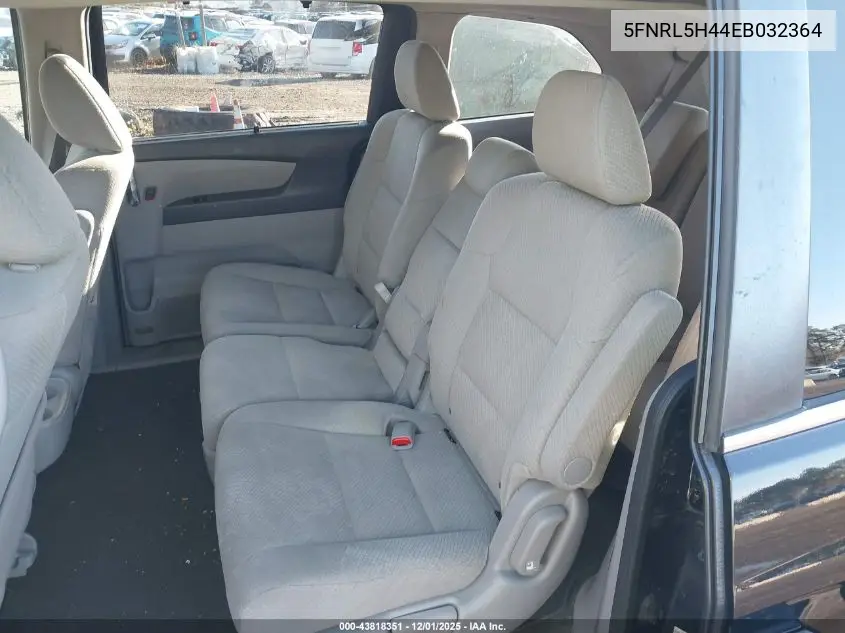 5FNRL5H44EB032364 2014 Honda Odyssey Ex