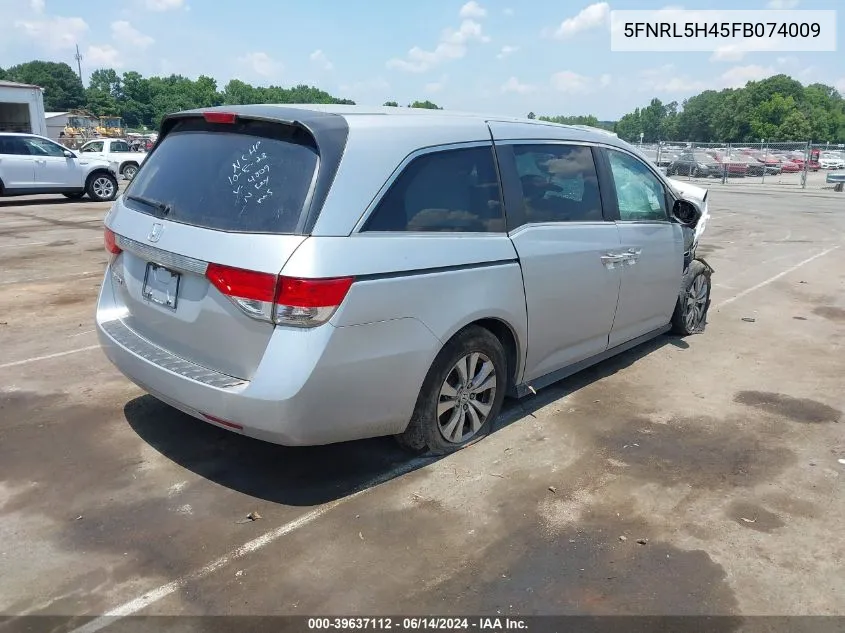 2015 Honda Odyssey Ex VIN: 5FNRL5H45FB074009 Lot: 39637112