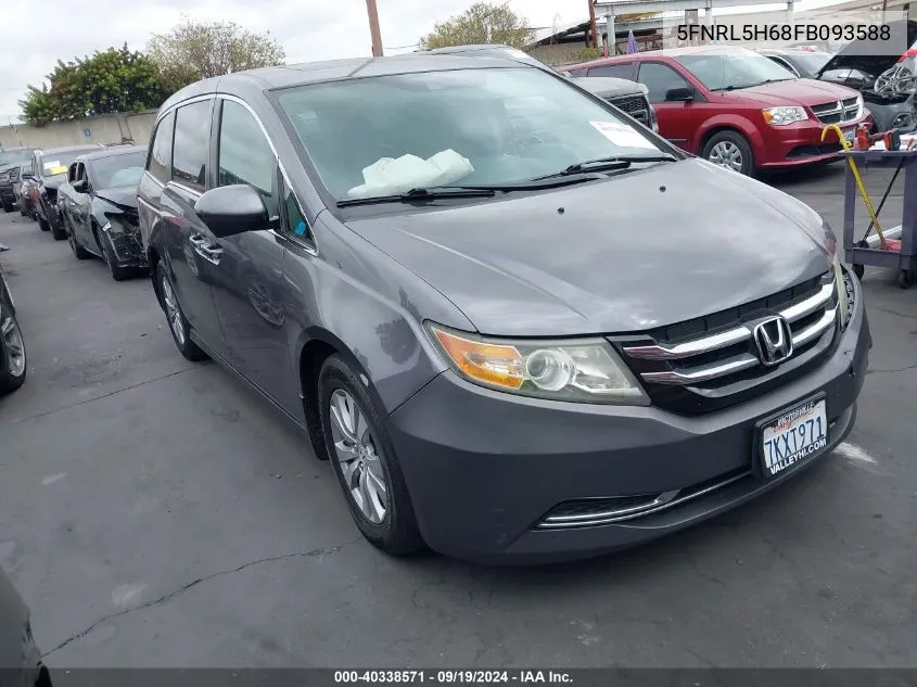 5FNRL5H68FB093588 2015 Honda Odyssey Ex-L