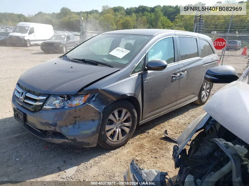 5FNRL5H40FB082969 2015 Honda Odyssey Ex