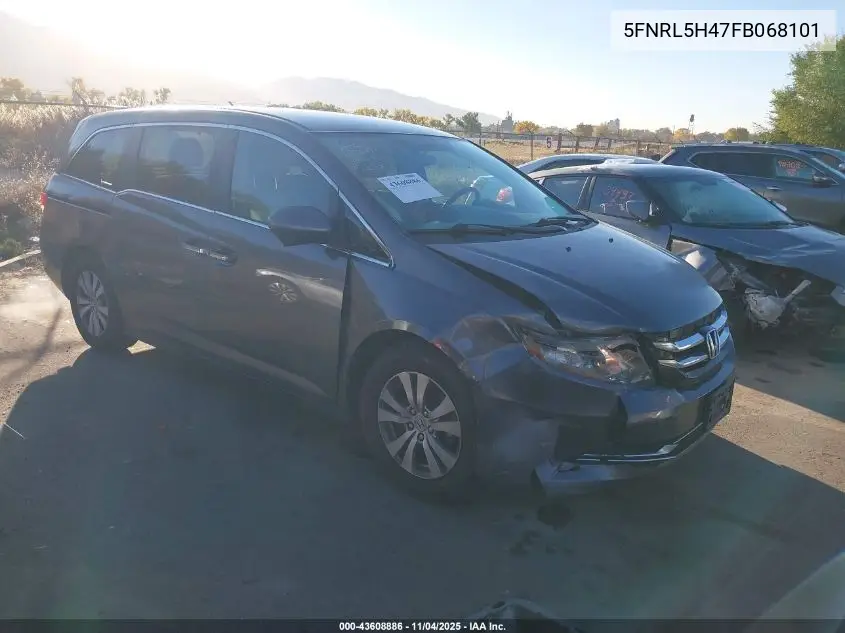 5FNRL5H47FB068101 2015 Honda Odyssey Ex