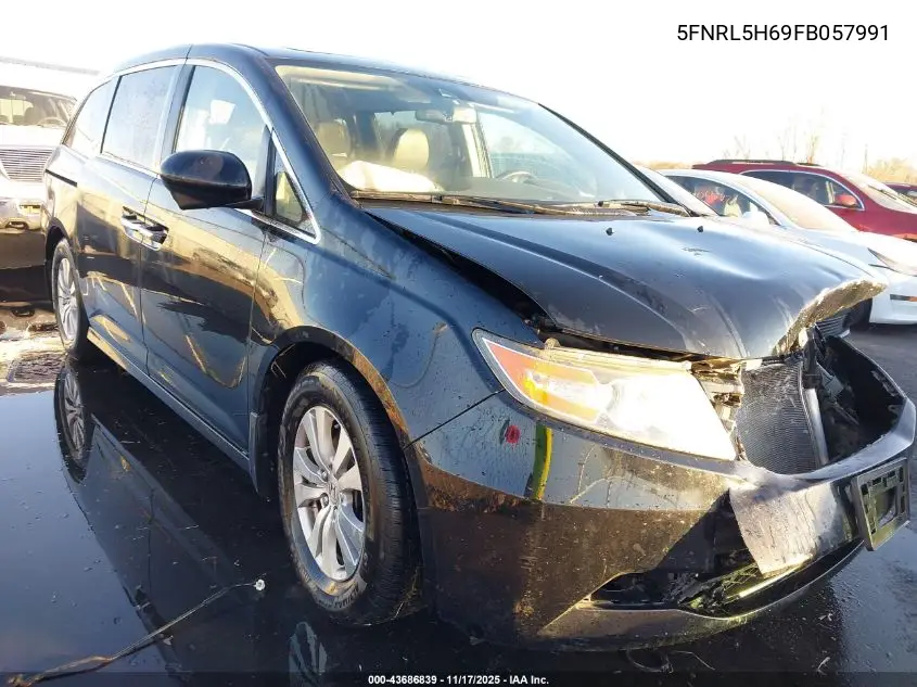 5FNRL5H69FB057991 2015 Honda Odyssey Ex-L