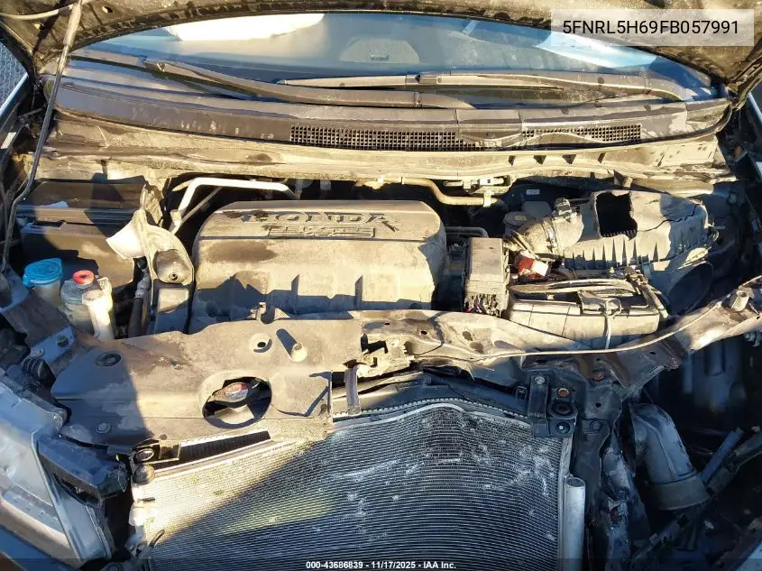 5FNRL5H69FB057991 2015 Honda Odyssey Ex-L