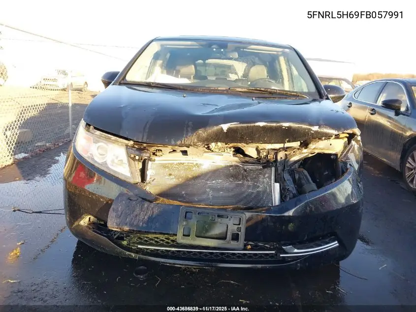 5FNRL5H69FB057991 2015 Honda Odyssey Ex-L