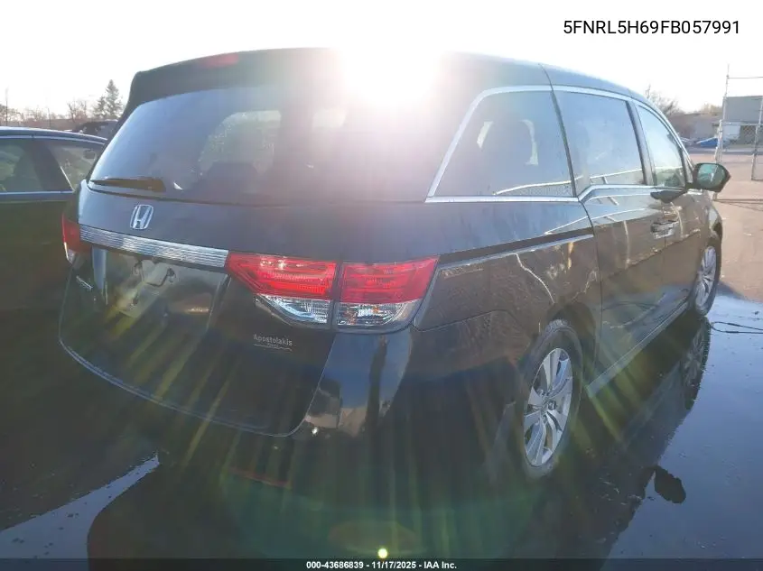 5FNRL5H69FB057991 2015 Honda Odyssey Ex-L