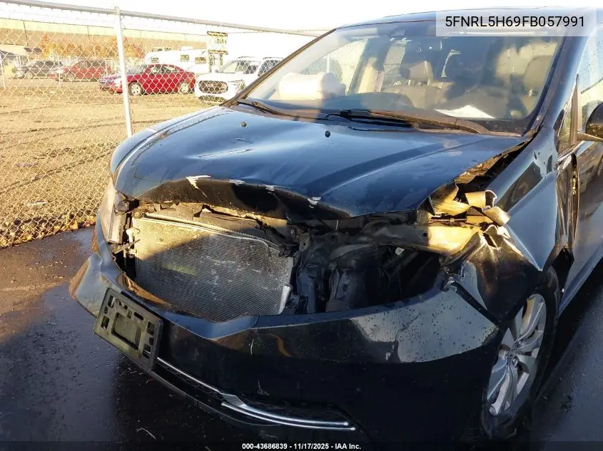 5FNRL5H69FB057991 2015 Honda Odyssey Ex-L