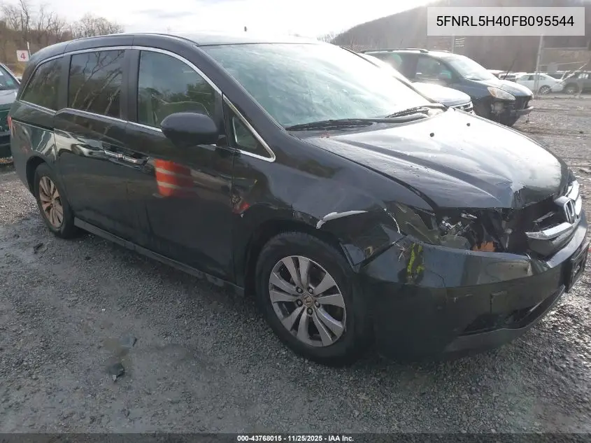 5FNRL5H40FB095544 2015 Honda Odyssey Ex