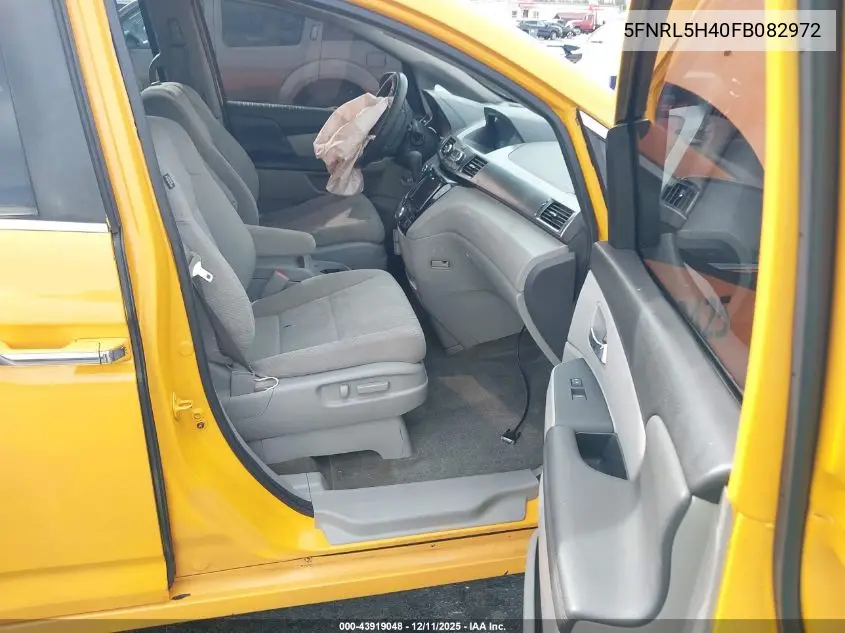 5FNRL5H40FB082972 2015 Honda Odyssey Ex