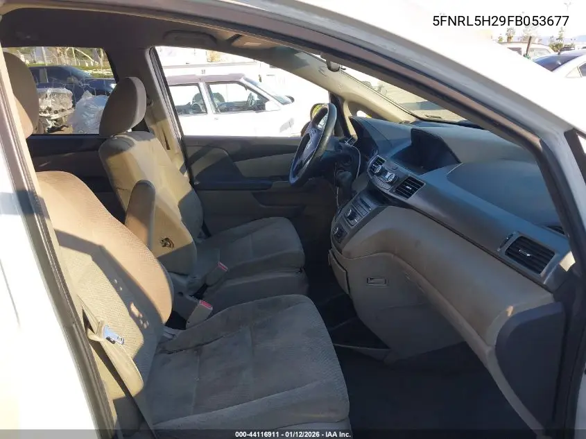 5FNRL5H29FB053677 2015 Honda Odyssey Lx
