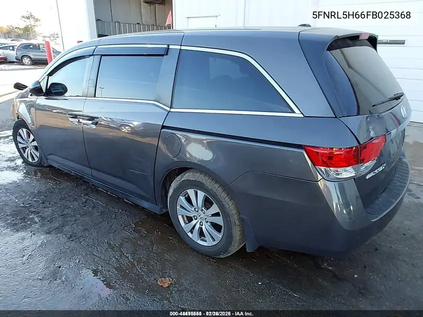 5FNRL5H66FB025368 2015 Honda Odyssey Ex-L