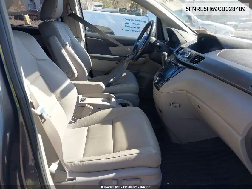 5FNRL5H69GB028489 2016 Honda Odyssey Ex-L