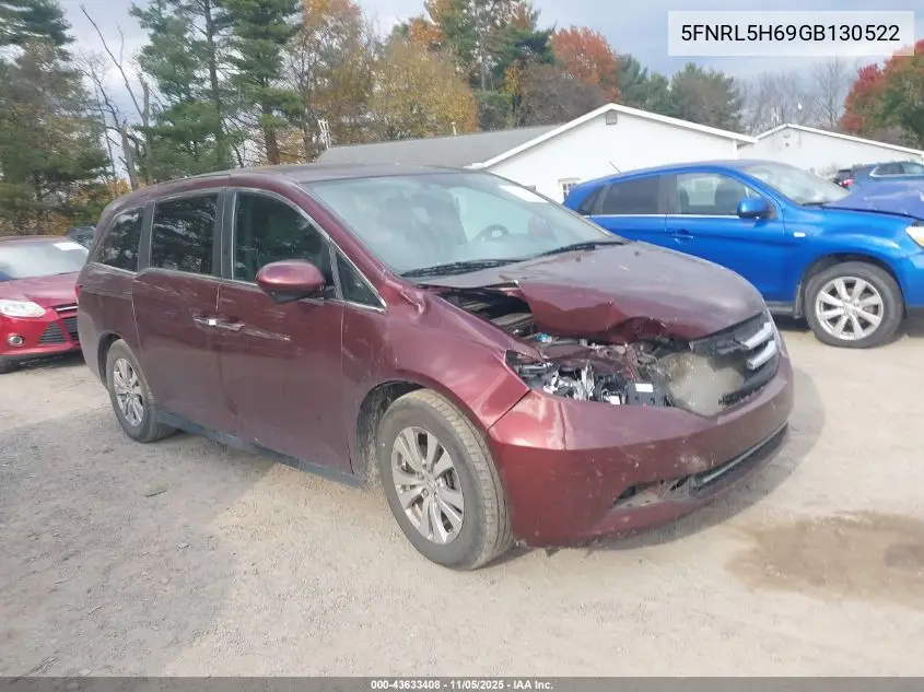 5FNRL5H69GB130522 2016 Honda Odyssey Ex-L