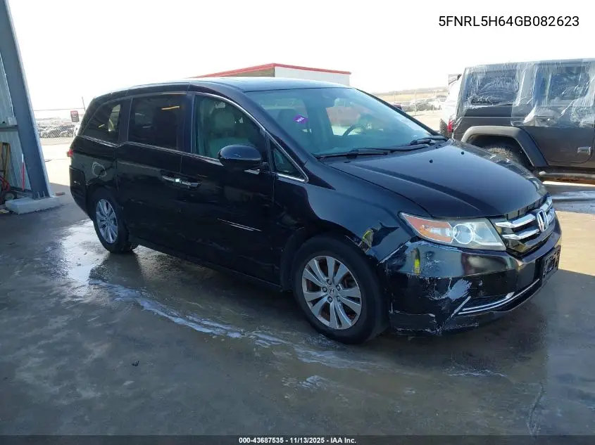 5FNRL5H64GB082623 2016 Honda Odyssey Ex-L