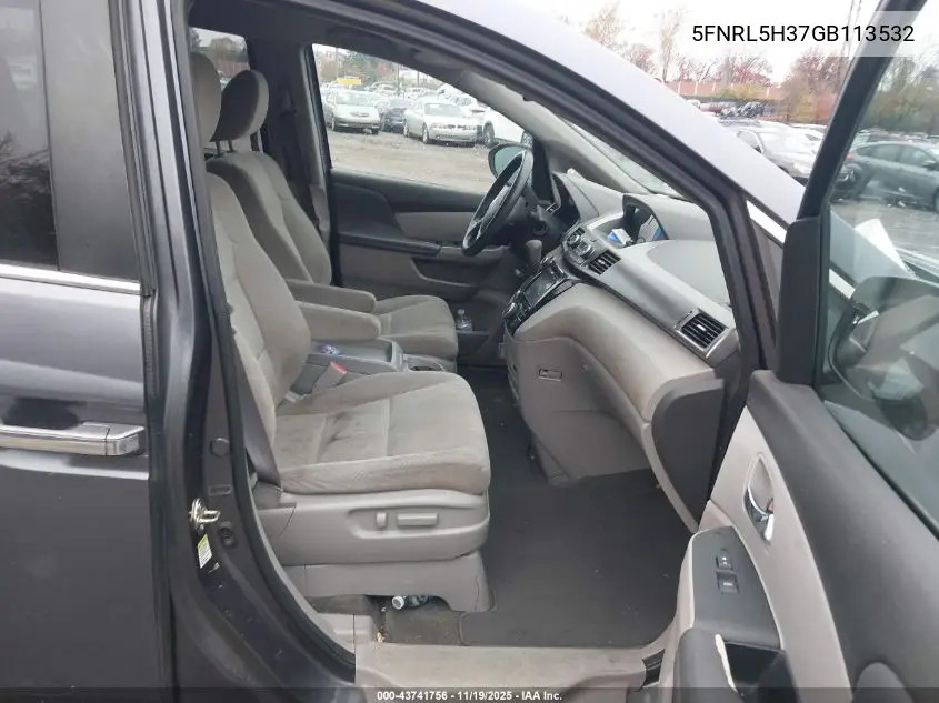 5FNRL5H37GB113532 2016 Honda Odyssey Se