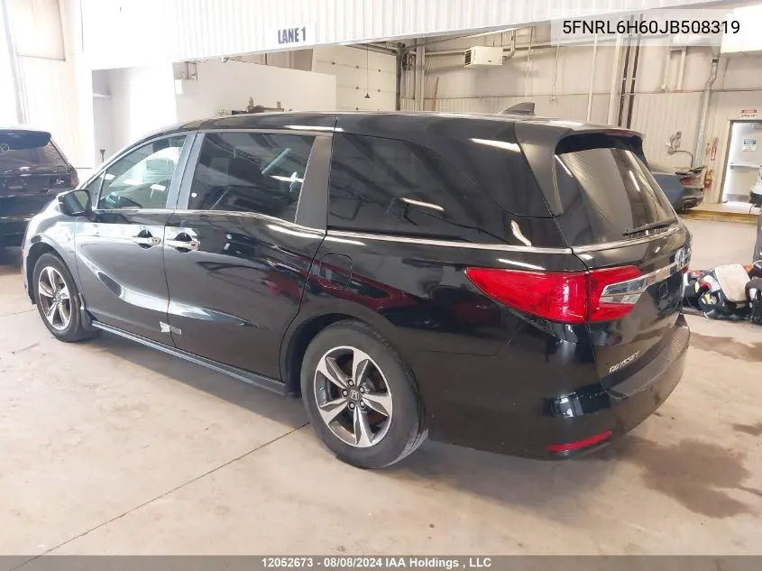 5FNRL6H60JB508319 2018 Honda Odyssey Exl