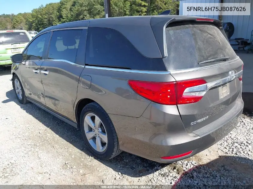 5FNRL6H75JB087626 2018 Honda Odyssey Ex-L