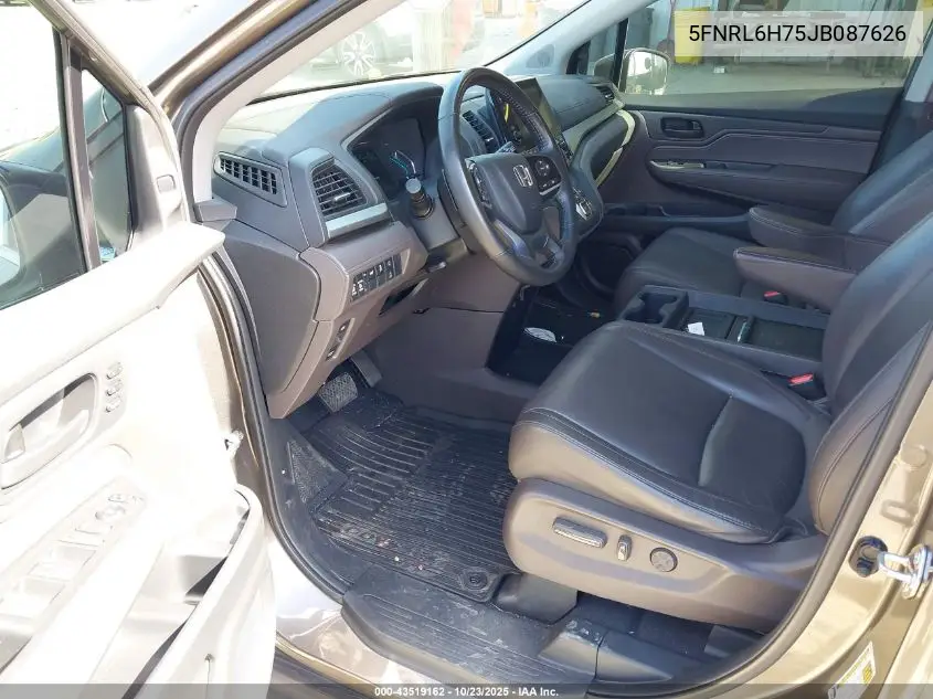 5FNRL6H75JB087626 2018 Honda Odyssey Ex-L