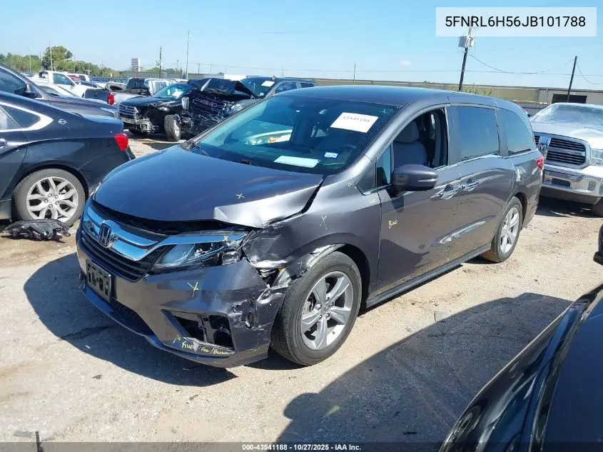 5FNRL6H56JB101788 2018 Honda Odyssey Ex