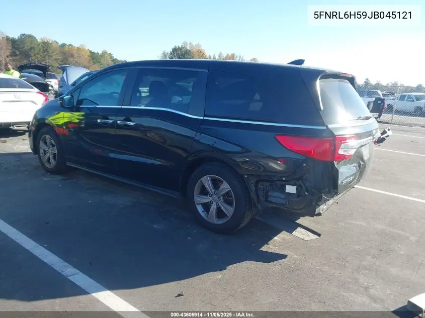 5FNRL6H59JB045121 2018 Honda Odyssey Ex
