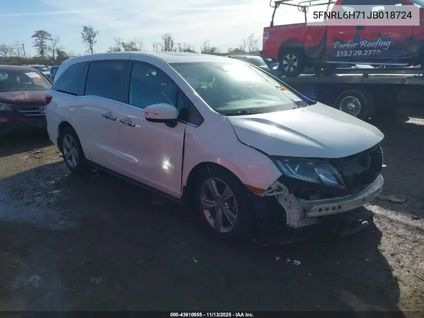 5FNRL6H71JB018724 2018 Honda Odyssey Ex-L
