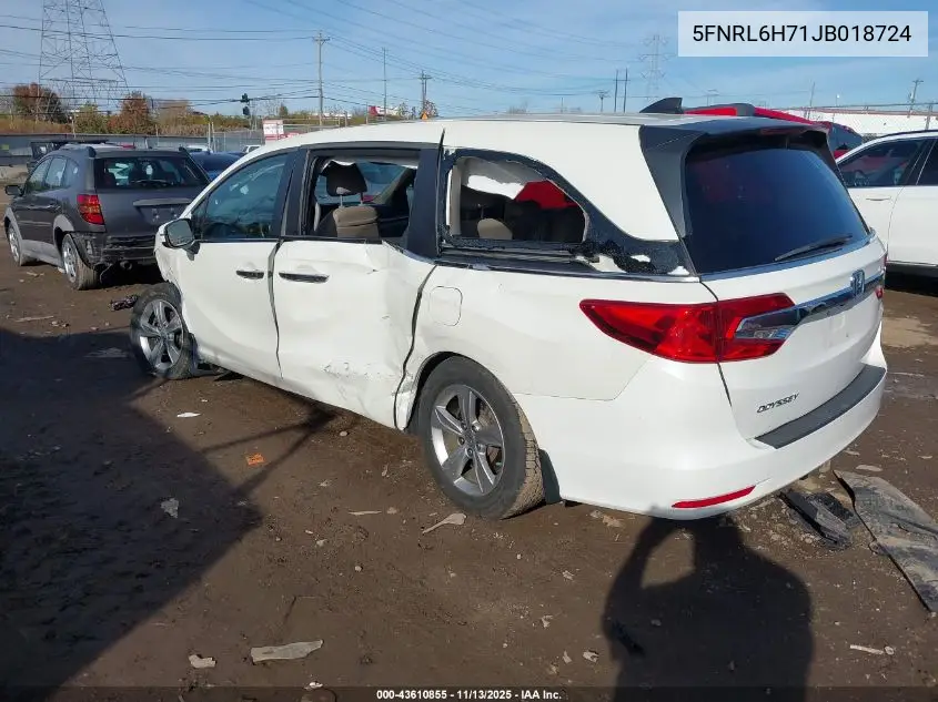 5FNRL6H71JB018724 2018 Honda Odyssey Ex-L