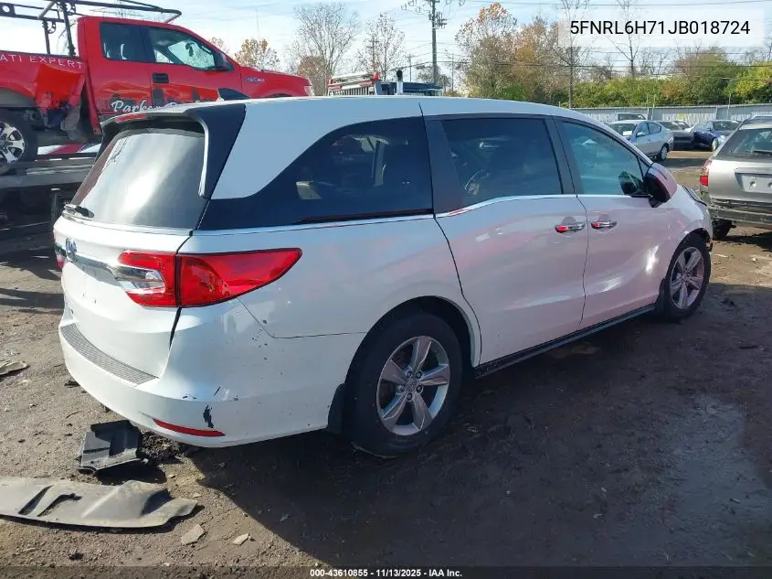5FNRL6H71JB018724 2018 Honda Odyssey Ex-L