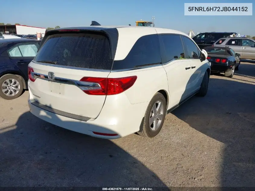 5FNRL6H72JB044152 2018 Honda Odyssey Ex-L