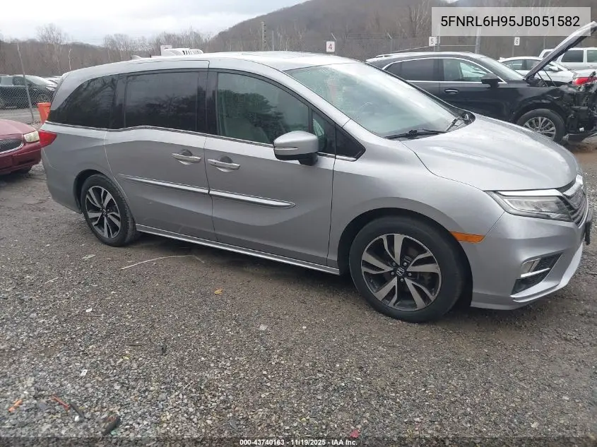 5FNRL6H95JB051582 2018 Honda Odyssey Elite