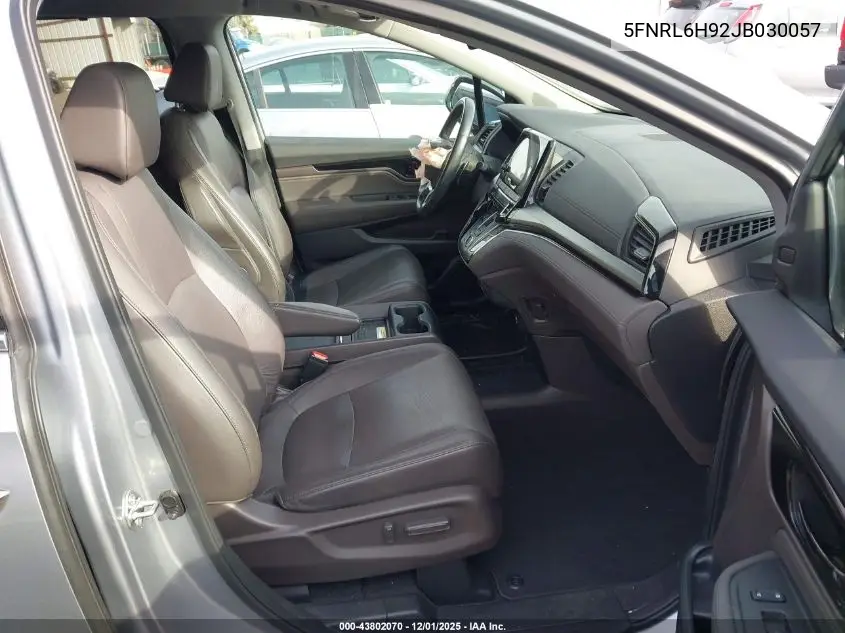 5FNRL6H92JB030057 2018 Honda Odyssey Elite