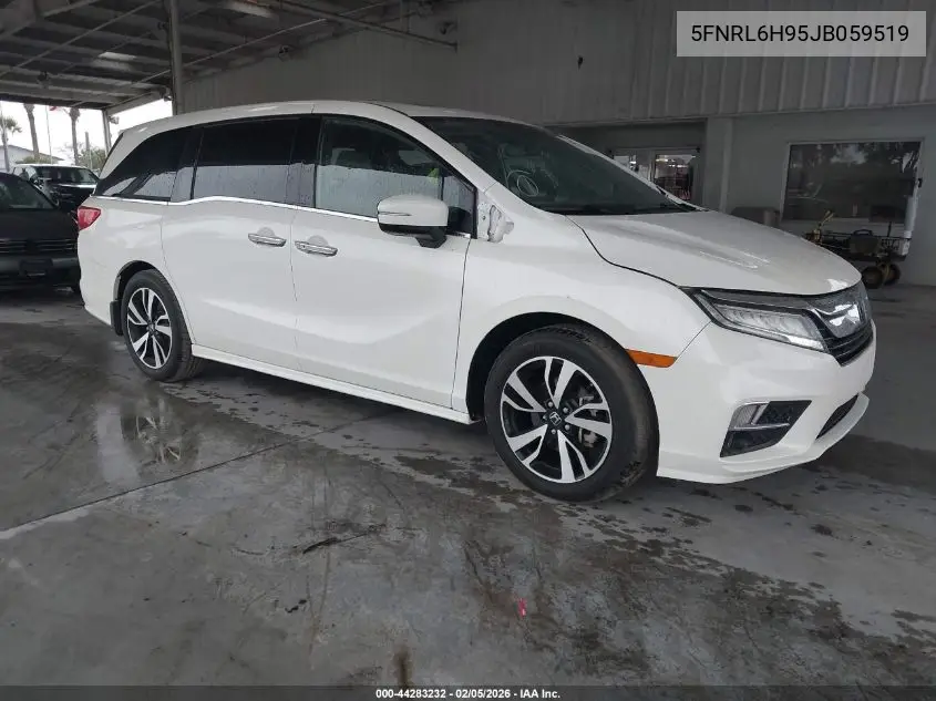 5FNRL6H95JB059519 2018 Honda Odyssey Elite