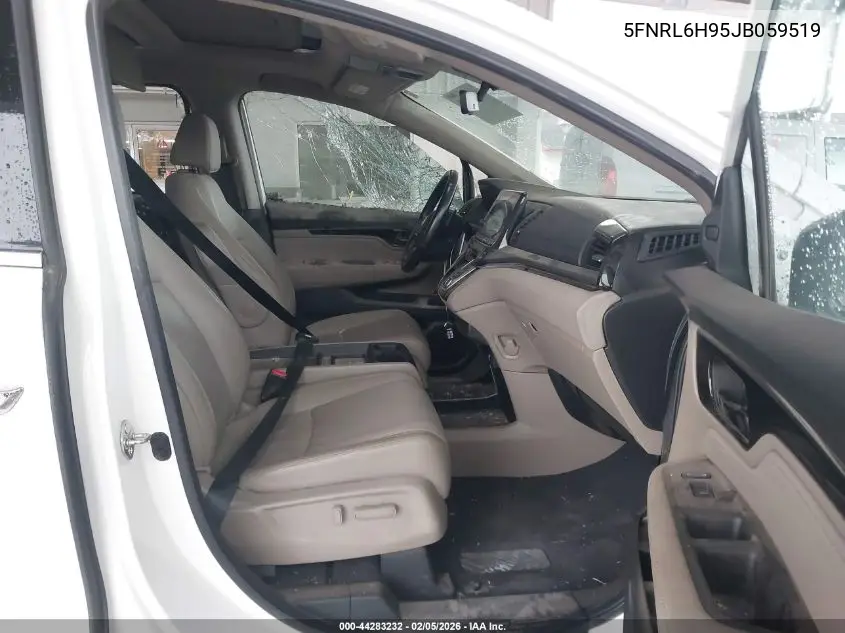 5FNRL6H95JB059519 2018 Honda Odyssey Elite