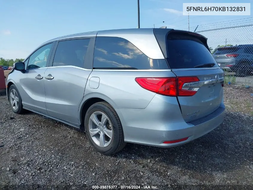 5FNRL6H70KB132831 2019 Honda Odyssey Ex-L