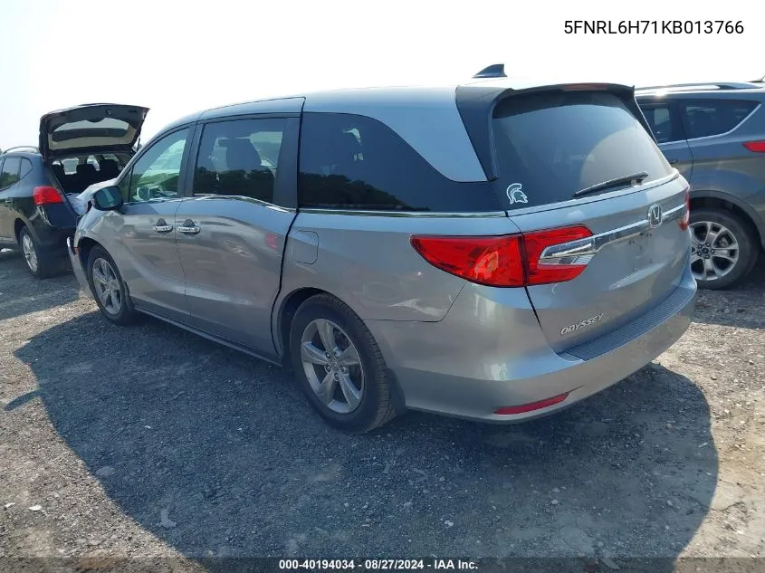 5FNRL6H71KB013766 2019 Honda Odyssey Ex-L