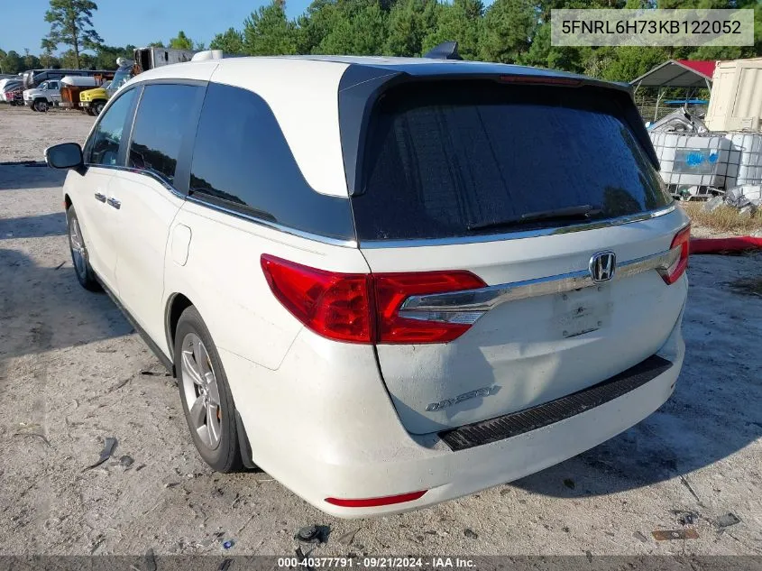 5FNRL6H73KB122052 2019 Honda Odyssey Ex-L