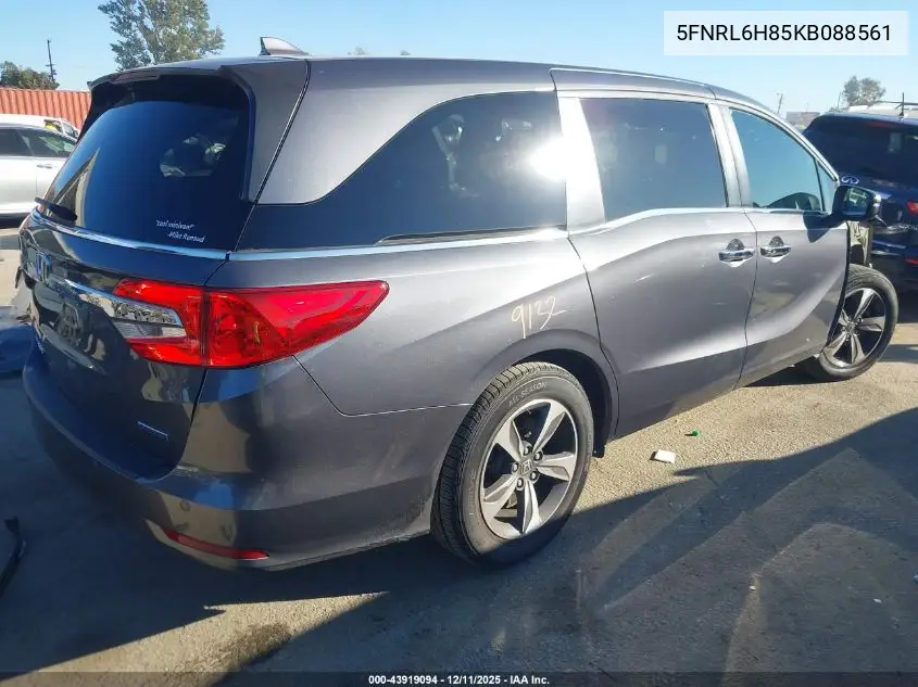 5FNRL6H85KB088561 2019 Honda Odyssey Touring