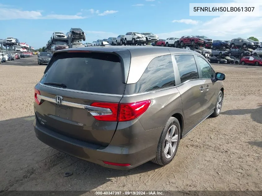 2020 Honda Odyssey Ex VIN: 5FNRL6H50LB061307 Lot: 40347397