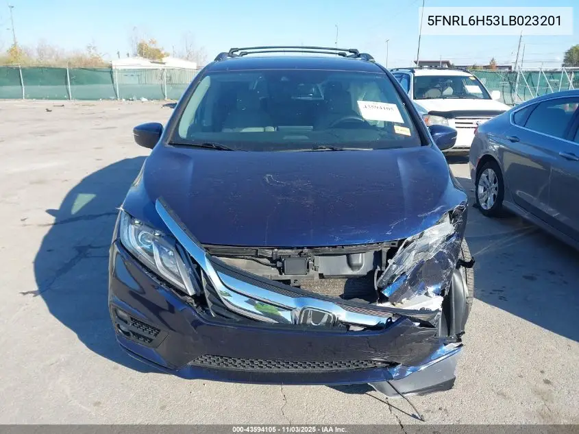 5FNRL6H53LB023201 2020 Honda Odyssey Ex