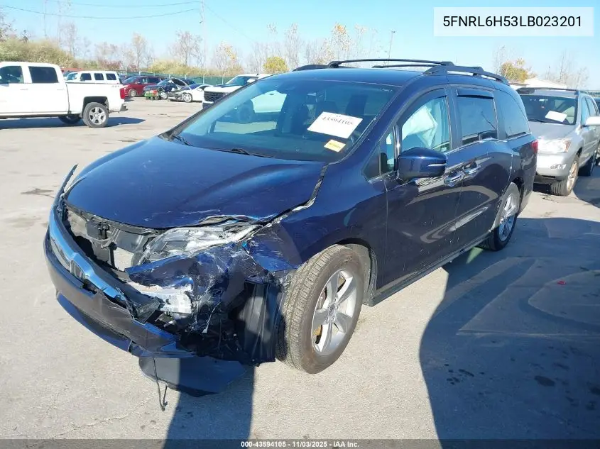 5FNRL6H53LB023201 2020 Honda Odyssey Ex
