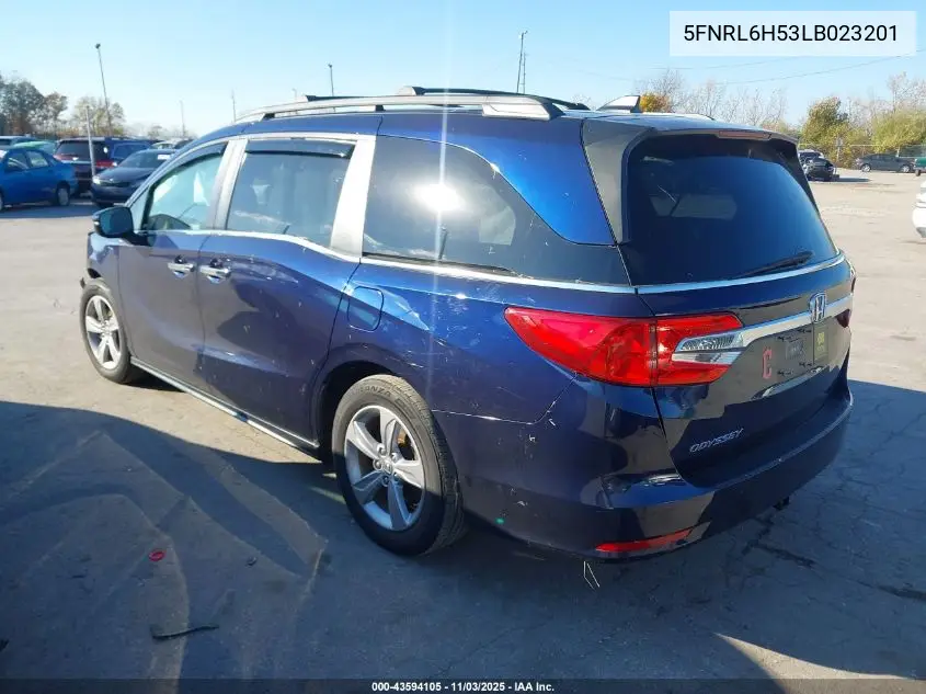 5FNRL6H53LB023201 2020 Honda Odyssey Ex