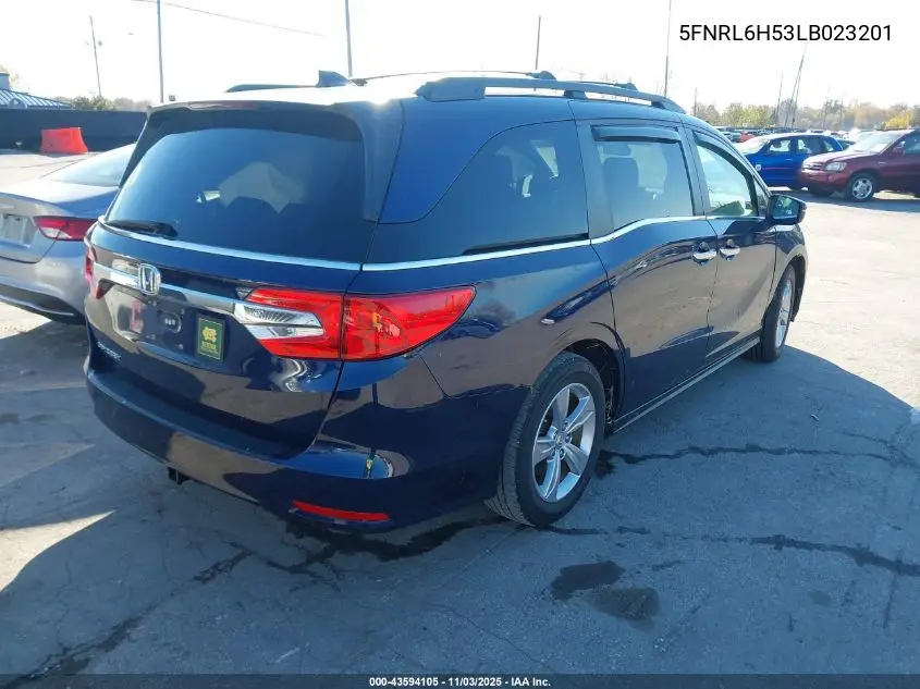 5FNRL6H53LB023201 2020 Honda Odyssey Ex