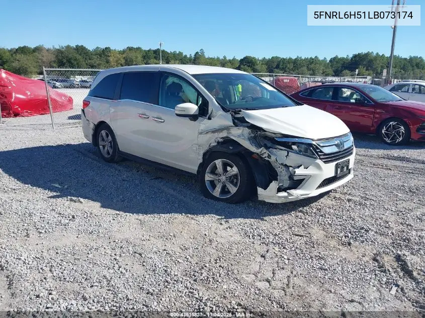 5FNRL6H51LB073174 2020 Honda Odyssey Ex