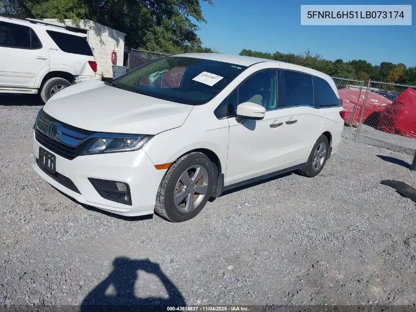 5FNRL6H51LB073174 2020 Honda Odyssey Ex