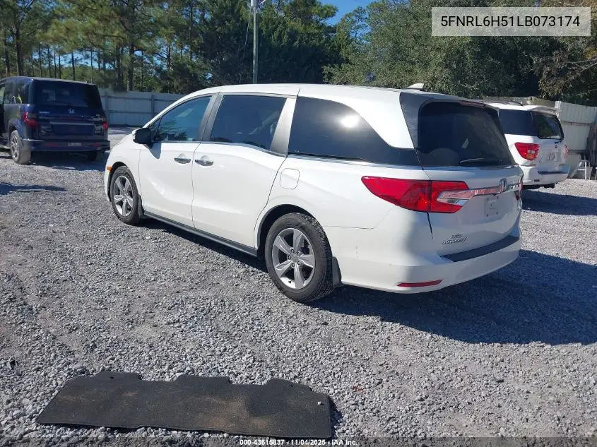 5FNRL6H51LB073174 2020 Honda Odyssey Ex