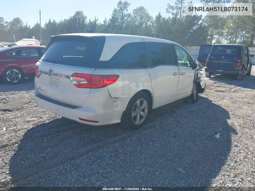 5FNRL6H51LB073174 2020 Honda Odyssey Ex