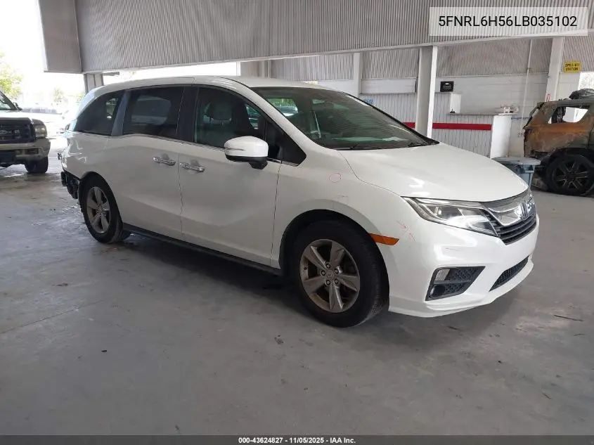 5FNRL6H56LB035102 2020 Honda Odyssey Ex