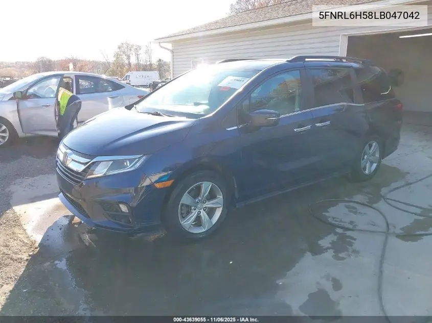 5FNRL6H58LB047042 2020 Honda Odyssey Ex