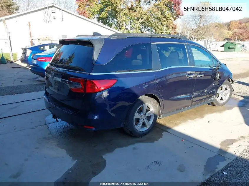 5FNRL6H58LB047042 2020 Honda Odyssey Ex
