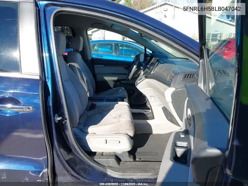 5FNRL6H58LB047042 2020 Honda Odyssey Ex