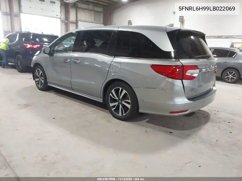 5FNRL6H99LB022069 2020 Honda Odyssey Elite