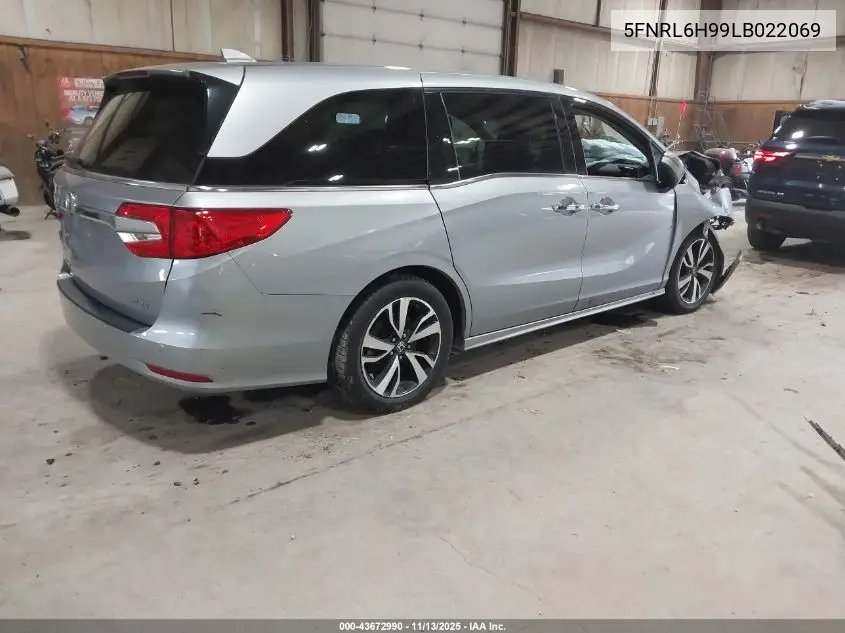 5FNRL6H99LB022069 2020 Honda Odyssey Elite